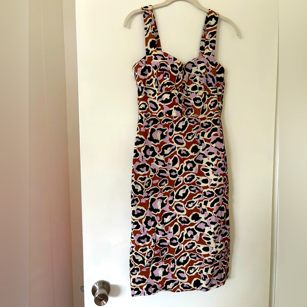Absolutely Stunning animal print JCrew Dress size 0.